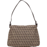 Fendi FF Monogram Baguette Buckle Mamma Shoulder Bag