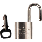 Louis Vuitton Brushed Silver Padlock Schloss 314 - vintageandkickz