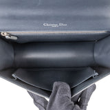 Christian Dior Metallic Patent Leather Diorama Flap Crossbody Bag