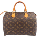 Louis Vuitton Monogram Canvas Speedy 30 Handbag
