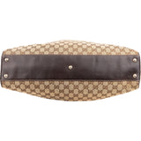 Gucci Monogram GG Canvas Indy Tassel Drawstring Hobo Shoulder Bag