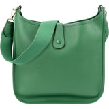Hermès Vert Epsom Leather Evelyne GM Crossbody Bag