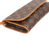 Louis Vuitton Monogram Canvas Pochette Twin Crossbody Bag