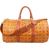 MCM Monogram Visetos Boston 50 Travel Bag
