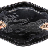 Burberry Nova-Check Studded Knight Hobo Handbag