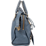 Balenciaga Blue Leather City Handbag
