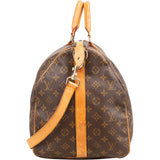 Louis Vuitton Monogram Canvas Keepall 55 Bandoulière Travel Bag