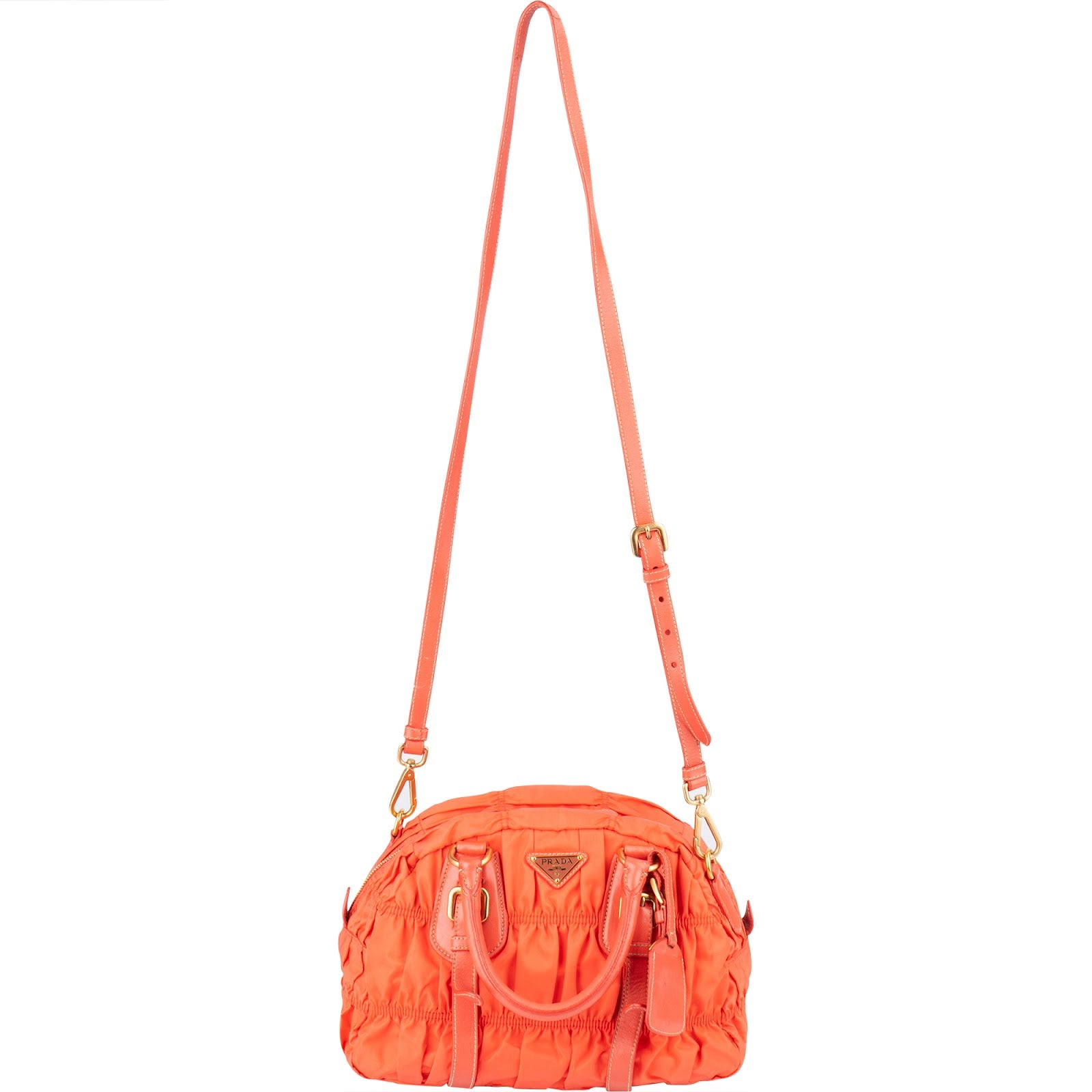 [🔄️B11 / F15] Prada Tessuto Gaufre Bauletto Bag Handbag - vintageandkickz