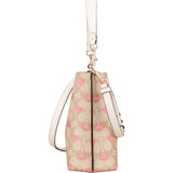 Coach Signature Monogram Heart Print Mollie Bucket Handbag