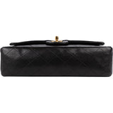 Chanel Quilted Lambskin 24K Gold Medium Double Flap Shoulder Bag