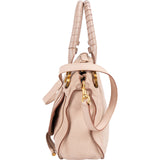 Chloé Grained Calfskin Marcie Satchel Handbag