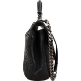 Saint Laurent Quilted Leather College Lou Messenger Handbag