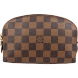 Louis Vuitton Monogram Damier Ebene Canvas Cosmetic Pouch PM