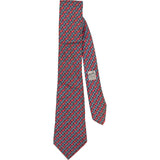 Hermès Geometric Chain Link Ribbon Pattern Silk Tie Krawatte