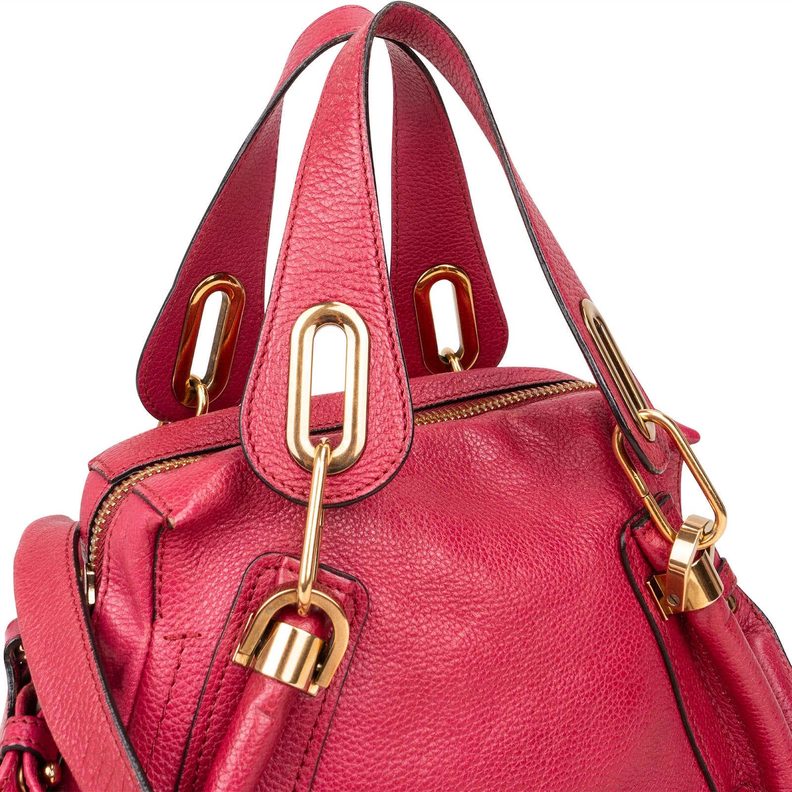 [🔄️B14 / F24] Chloé Pebbled Leather Paraty Handbag - vintageandkickz