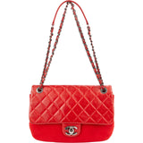 Chanel Quilted Aged Calfskin Paris - Salzburg Single Flap Crossbody Bag