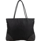 Prada Tessuto Leather Triangle Tote Shoulder Bag
