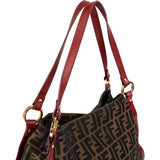 Fendi Monogram FF Zucca Tote Shoulder Bag