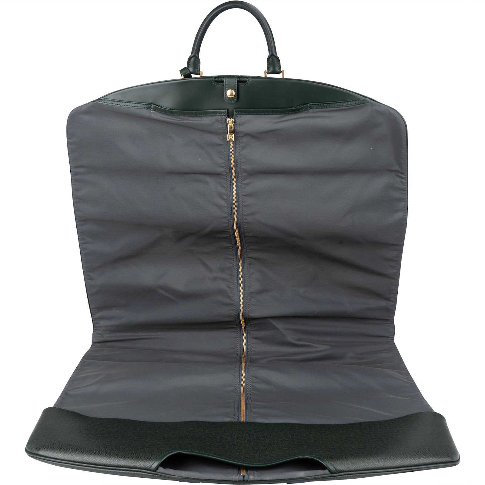 [🔄️B12 / F06] Louis Vuitton Green Epi Leather Porte-Habits Handbag - vintageandkickz