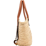 Chloé Marcie Basket Raffia Shoulder Bag