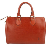 Louis Vuitton Cognac Epi Leather Speedy 30 Handbag