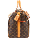 Louis Vuitton Monogram Canvas Keepall 50 Bandoulière Travel Bag