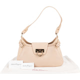 Salvatore Ferragamo Leather Gancini Buckle Shoulder Bag