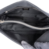 Fendi FF Monogram Canvas Baguette Buckle Shoulder Bag