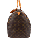Louis Vuitton Monogram Canvas Keepall 55 Travel Bag