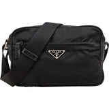 Prada Black Nylon Triangle Crossbody Bag