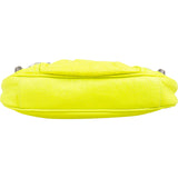 Balenciaga Neon Green Le Cagole XS Pochette Accessoires Shoulder Crossbody Bag