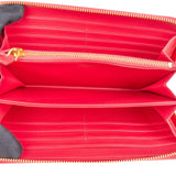 Prada Saffiano Leather Zip Around Wallet