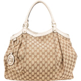 Gucci Monogram GG Sukey Large Hobo Shoulder Bag