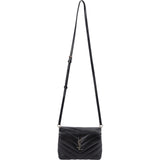 Saint Laurent Quilted Leather Loulou Toy Crossbody Bag