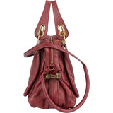Chloé Grained Leather Paraty Handbag