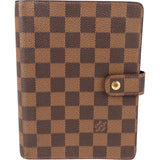 Louis Vuitton Monogram Damier Ebene Canvas Agenda MM