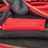 Balenciaga Red Leather City Handbag