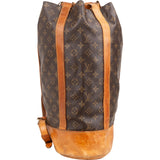 Louis Vuitton Monogram Canvas Randonnee GM Backpack Shoulder Bag