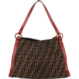 Fendi Monogram FF Zucca Tote Shoulder Bag