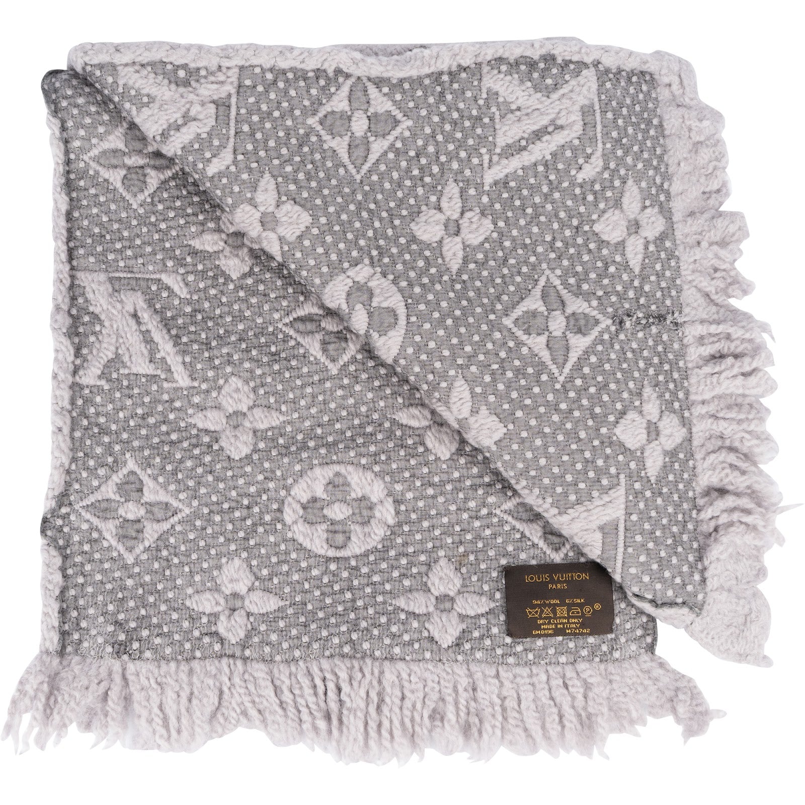 [🔄️B19 / F29] Louis Vuitton Monogram Logomania Schal Scarf - vintageandkickz