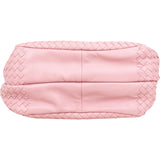 Bottega Veneta Pink Intrecciato Leather Hobo Shoulder Bag