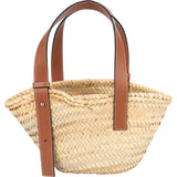 Loewe Raffia Small Basket Shoulder Bag
