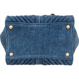 Miu Miu Denim Biker Tote Handbag