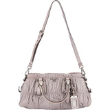 Prada Quilted Nappa Gaufre Satchel Handbag - vintageandkickz