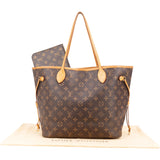 Louis Vuitton Monogram Canvas Neverfull MM Shoulder Bag