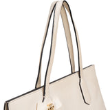 Gucci Japan Exclusive Cream Leather GG Bow Tote Shoulder Bag