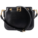 Fendi Black FF Touch Calfskin Crossbody Bag