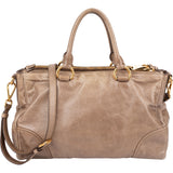 Miu Miu Vitello Lux Leather Bowler Handbag