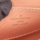 Louis Vuitton Rose Epi Leather Twist Flower Chain Crossbody Bag