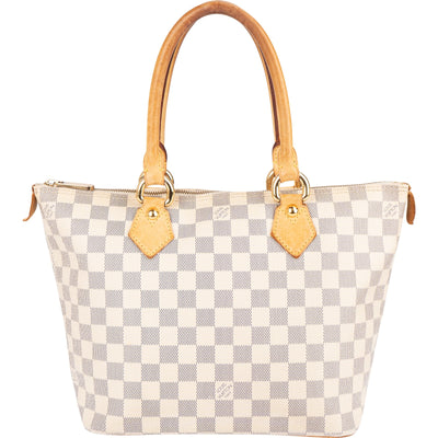 Louis Vuitton Monogram Damier Azur Canvas Saleya PM Handbag